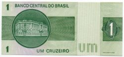 C132 - 1 Cruzeiro - Efígie da República - Data: 1980 - Estado de Conservação: Flor de Estampa (Fe)