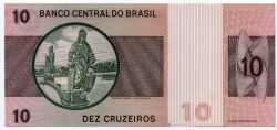 C138 - 10 Cruzeiros - Dom Pedro II - Data: 1974 - Estado de Conservação: Soberba/Flor (Sob/Fe)