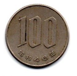 Japão - 1971 - 100 Yen - 22,6mm