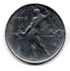 Itália - 1973 - 50 Lire 