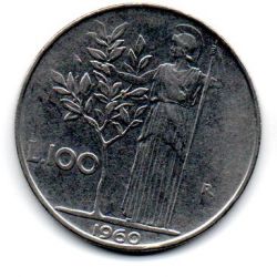 Itália - 1960 - 100 Lire 