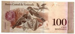 Venezuela - 100 Bolívares - Cédula Estrangeira - Soberba (Sob)
