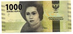 Indonésia - 1000 Rupias - Cédula Estrangeira - Flor de Estampa