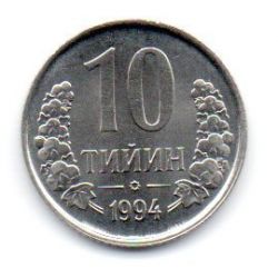 Uzbequistão - 1994 - 10 Tiyin - Sob