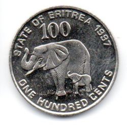Eritreia - 1997 - 100 Cents - Sob/Fc