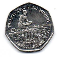 Guiana - 1996 - 10 Dollars - Sob/Fc