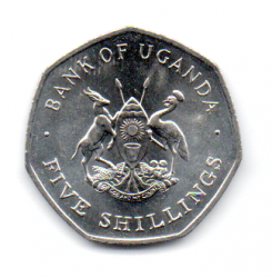 Uganda - 1987 - 5 Shillings - Sob/Fc