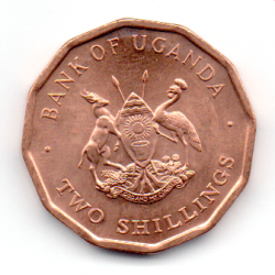 Uganda - 1987 - 2 Shillings - Sob/Fc