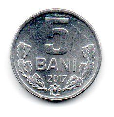 Moldávia - 2017 - 5 Bani - Sob/Fc