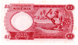 Nigéria - 1 Pound - Cédula Estrangeira