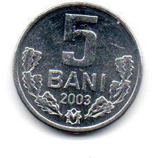 Moldávia - 2003 - 5 Bani - Sob/Fc