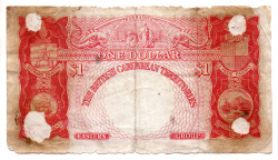 Territórios Britânicos do Caribe - 1 Dollar - UTG
