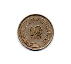 Cingapura - 1968 - 10 Cents