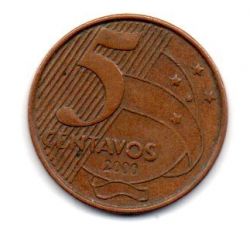2000 - 5 Centavos - Moeda Brasil - Mbc