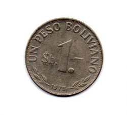 Bolívia - 1978 - 1 Peso Boliviano
