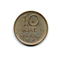 Suécia - 1964 - 10 Ore