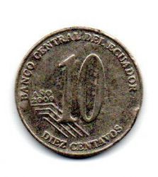 Equador - 2000 -  10 Centavos