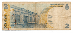 Argentina - 2 Pesos - Cédula Estrangeira - Bc