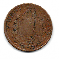 1831 - 80 Réis - Petrus I - Moeda Brasil Império