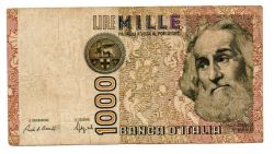 Itália - 1000 Lire - Cédula Estrangeira - Bc
