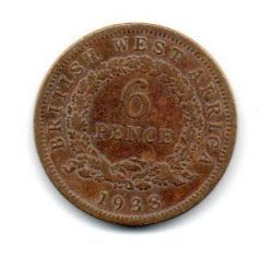 África Ocidental Inglesa - 1938 - 6 Pence