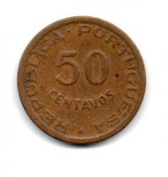 Angola - 1957 - 50 Centavos