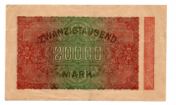 Alemanha - 1923 - 20.000 Mark - Cédula Estrangeira
