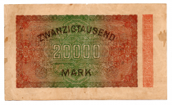 Alemanha - 1923 - 20.000 Mark - Cédula Estrangeira