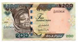 Nigéria - 200 Naira - Cédula Estrangeira