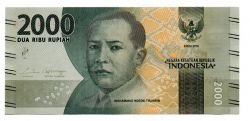 Indonésia - 2000 Rupiah - Cédula Estrangeira - Fe
