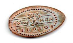 Moeda Alongada - Souvenir Disney - Pressed Penny / Smashed Penny - MGM Studios