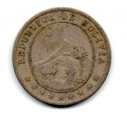 Bolívia - 1909 - 10 Centavos