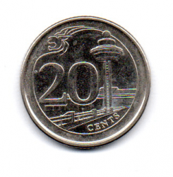 Cingapura - 2013 - 20 Cents