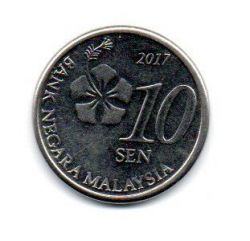 Malásia - 2017 - 10 Sen