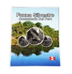 Álbum Moedas Peru - Fauna Silvestre - 2017 á 2019 - Vazio