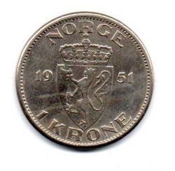 Noruega - 1951 - 1 Krone
