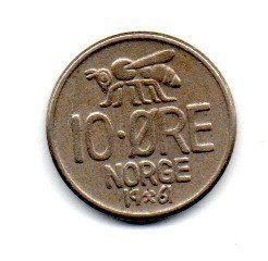 Noruega - 1961 - 10 Ore