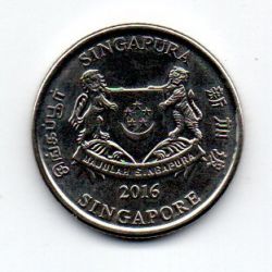 Cingapura - 2016 - 20 Cents