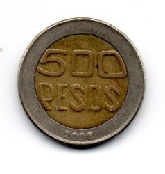 Colômbia - 2008 - 500 Pesos