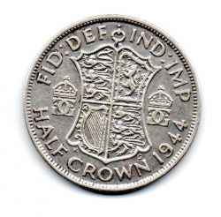 Reino Unido  - 1944 - 1/2 Crown - Prata .500 - Aprox. 14,13 g - 32,3mm