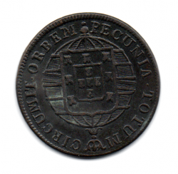 1820 - XL Réis - Moeda Brasil Reino