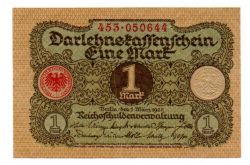 Alemanha - República de Weimar - 1920 - 1 Mark - Cédula Estrangeira