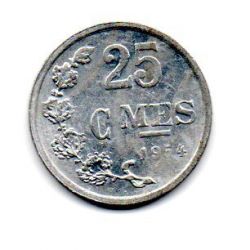 Luxemburgo - 1954 - 25 Centimes