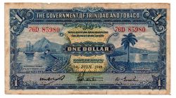 Trinidad e Tobago - 1948 - 1 Dollar - Cédula Estrangeira