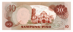 Filipinas - 10 Piso - Cédula Estrangeira