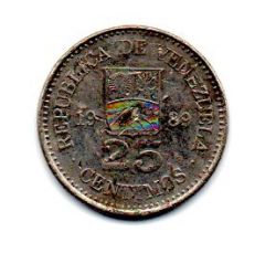 Venezuela - 1989 - 25 Céntimos