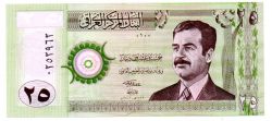 Iraque - 25 Dinars  - Cédula Estrangeira