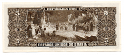 C068 - 5 Cruzeiros - 2° Estampa - Série 1609 - Numeração : 000238 - Barão do Rio Branco - Data: 1956 - BC