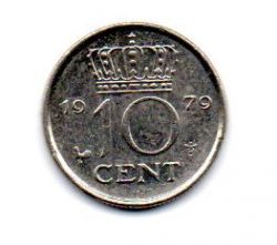 Holanda - 1979 - 10 Cents