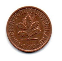 Alemanha - 1980G - 1 Pfennig